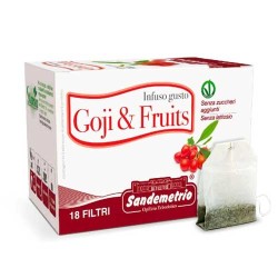 18 Filtri Bio in bustina Infuso goji e fruits San Demetrio